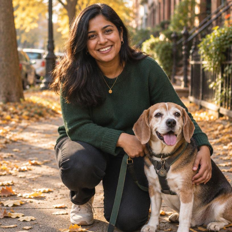Priya, dog walker